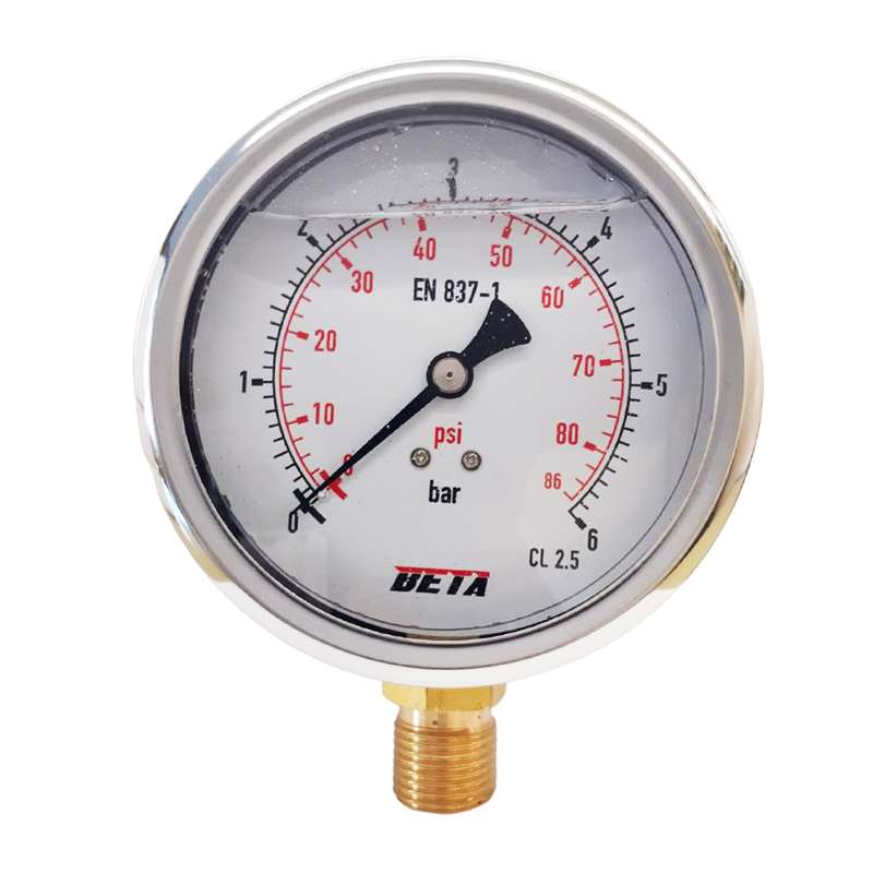 گیج فشار بتا مدل 6bar-10cm-L گیج فشار بتا مدل 6bar-10cm-L
