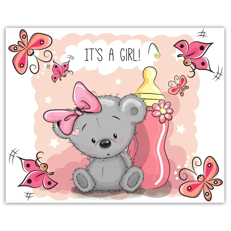 تابلو شاسی دکوگراف مدل کودک کد 273 سایز 20x25 سانتی متر