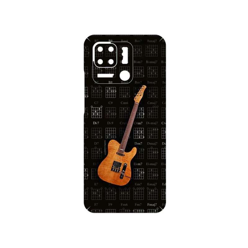 برچسب پوششی ماهوت مدل Guitar_Instrument مناسب برای گوشی موبایل شیائومی Redmi 10 Power