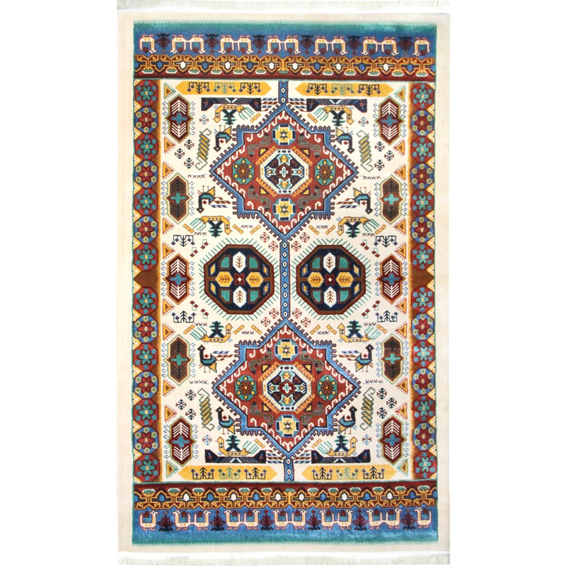 گبه ماشینی پارس نقش طرح باستان زمینه کرم