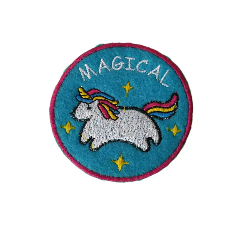 استیکر پارچه و لباس مدل حرارتی طرح یونی کورن magical