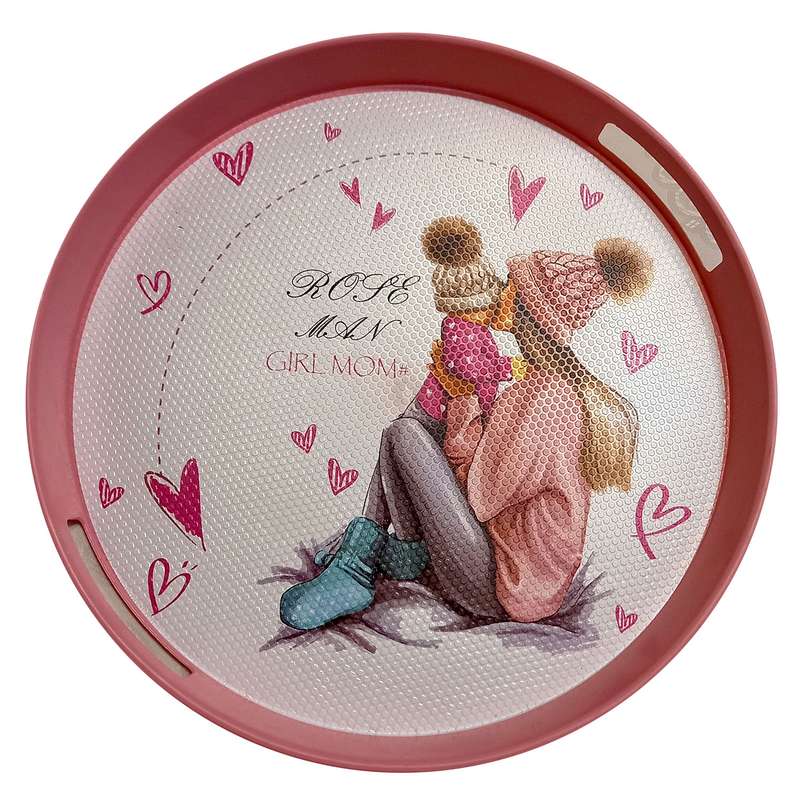 سینی مدل Mom & Girl کد Mom-Bg-011