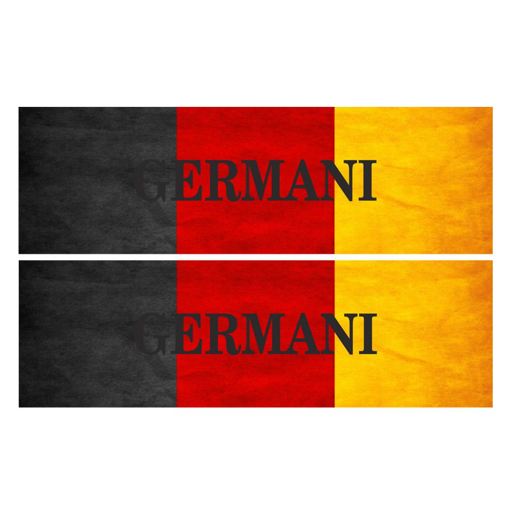 برچسب پارکابی خودرو رایسان طرح پرچم آلمان کد SB031 بسته 2 عددی