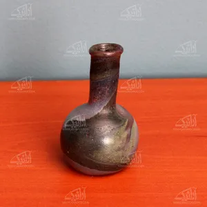 گلدان مینیاتوری شیشه گری با حرارت مستقیم‏ ‏ رنگارنگ‏ طرح ‏ساحل‏ مدل 1015900041
