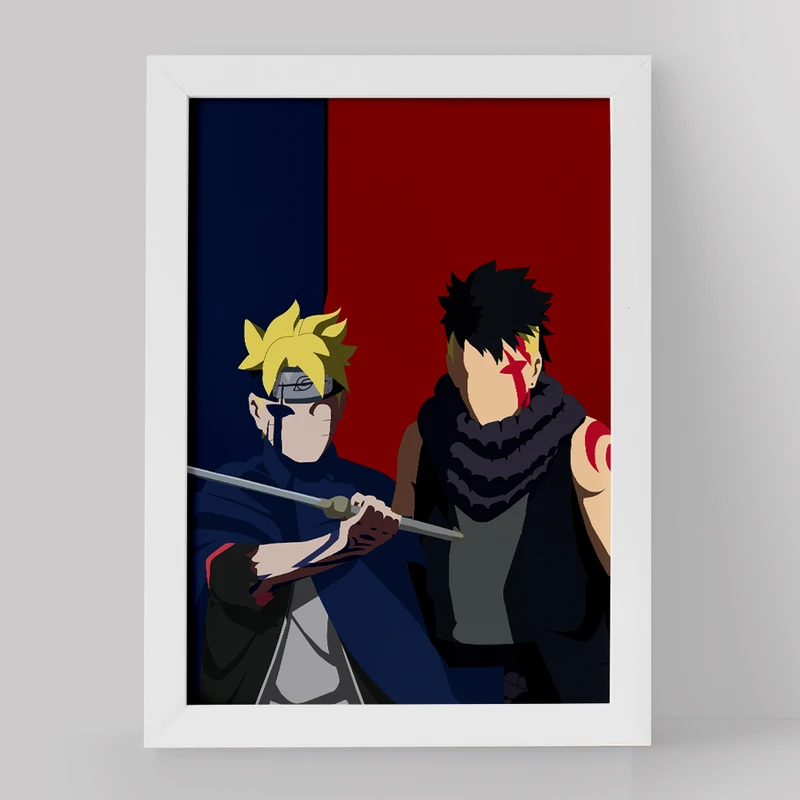 تابلو خندالو مدل بوروتو اوزوماکی و کاواراگی انیمه بوروتو کد 15738