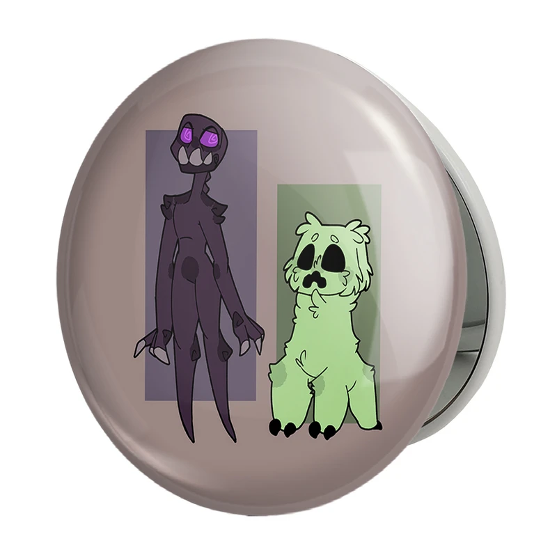 آینه جیبی خندالو طرح بازی ماینکرافت Minecraft مدل تاشو کد 23226 