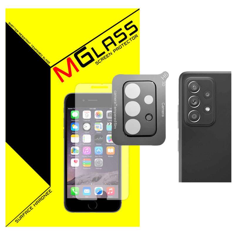 محافظ لنز دوربین ام گلس مدل FU-3D مناسب برای گوشی موبایل سامسونگ Galaxy A52 / A52s
