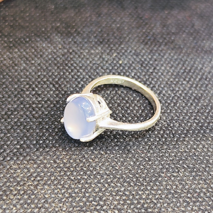 انگشتر نقره زنانه مدل سنگ عقیق یمانی کبود کد 453 انگشتر نقره زنانه مدل سنگ عقیق یمانی کبود کد 453