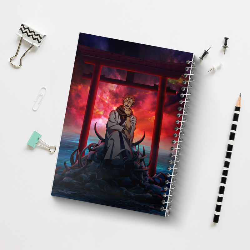 دفتر مشق 100 برگ خندالو طرح انیمه جوجوتسو کایزن کد F827