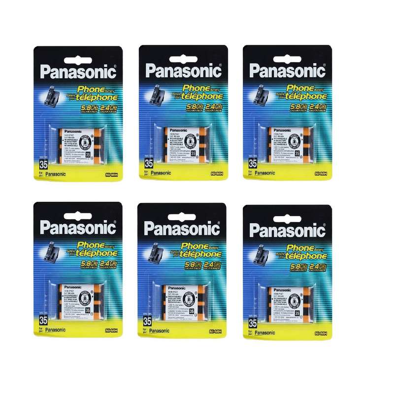 باتری تلفن بی سیم پاناسونیک مدل A/1B GGR-p107 بسته 6 عددی