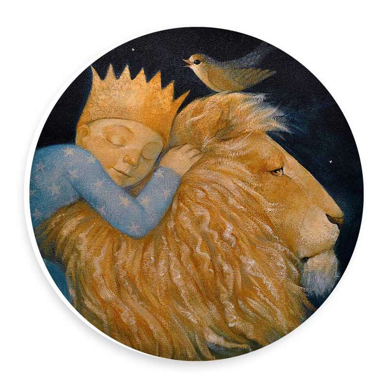 دیوارکوب طرح شاهزاده و شیر مدل wtb256