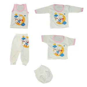 ست 5 تکه لباس نوزادی کد 666KHSO
