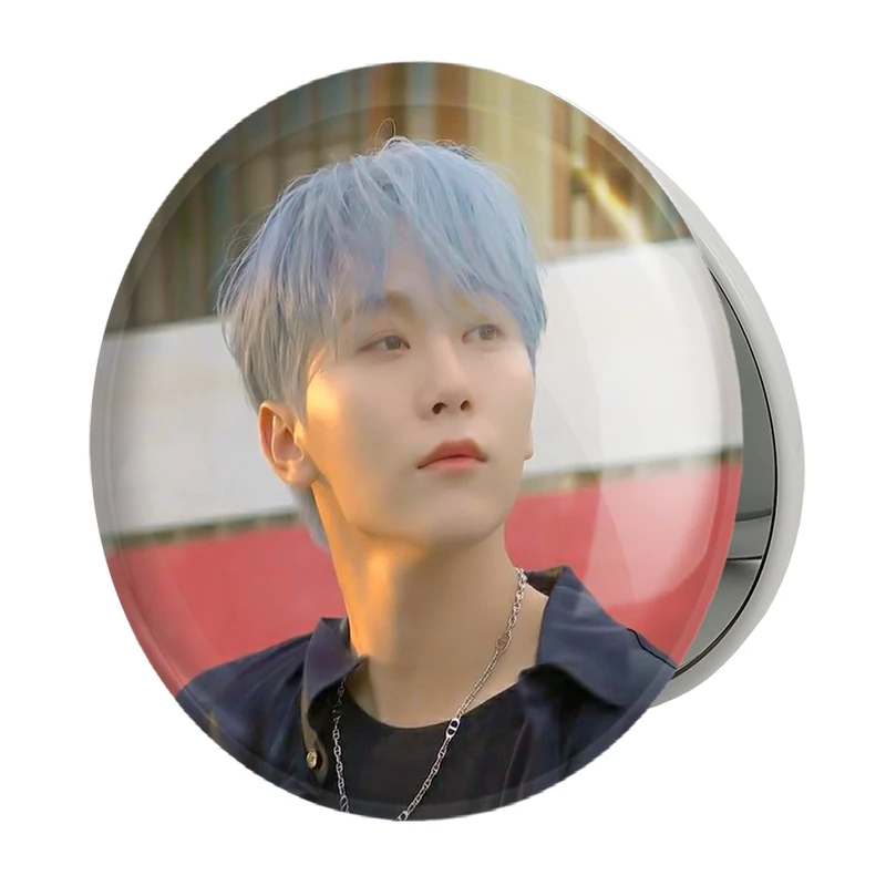 آینه جیبی خندالو طرح سونگ کوان گروه سونتین Seventeen مدل تاشو کد 21627 