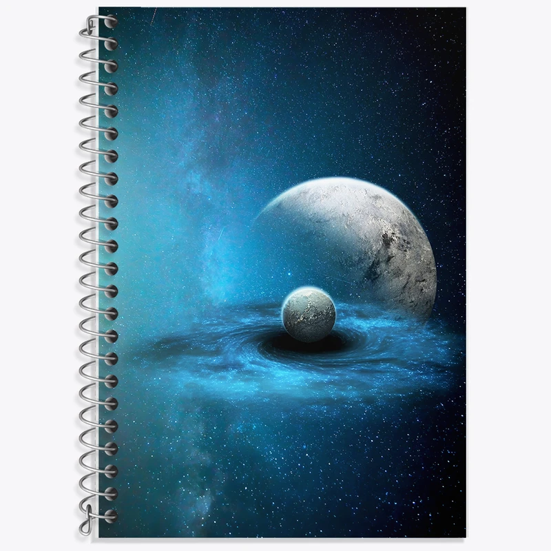 دفتر لغت 50 برگ خندالو طرح کهکشان (galaxy) کد F6723