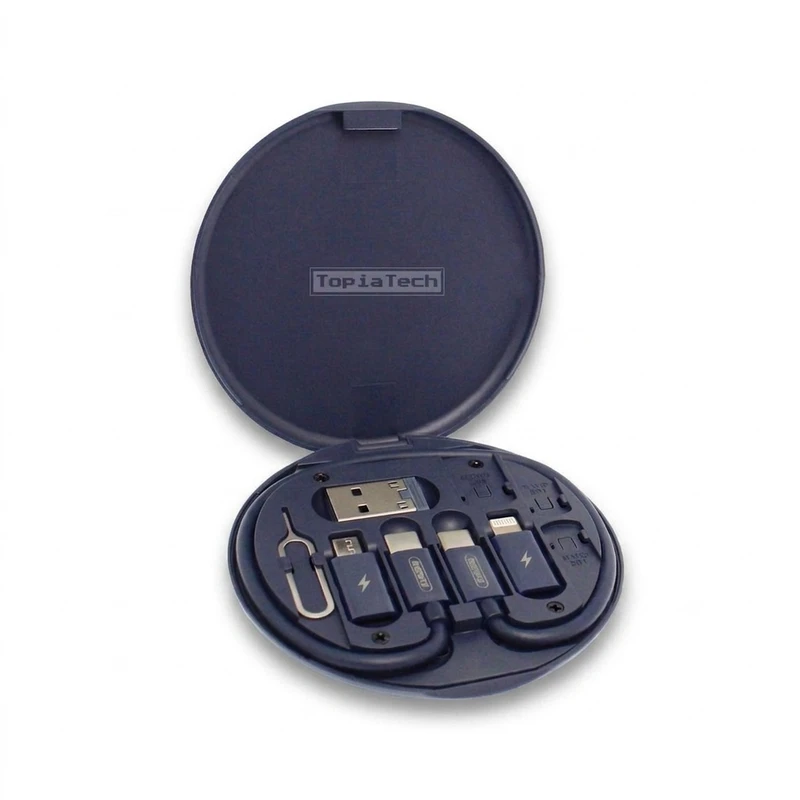 کابل تبدیل USB-C به USB-C / لایتنینگ / USB / micro USB مدل 60w طول 0.25 متر