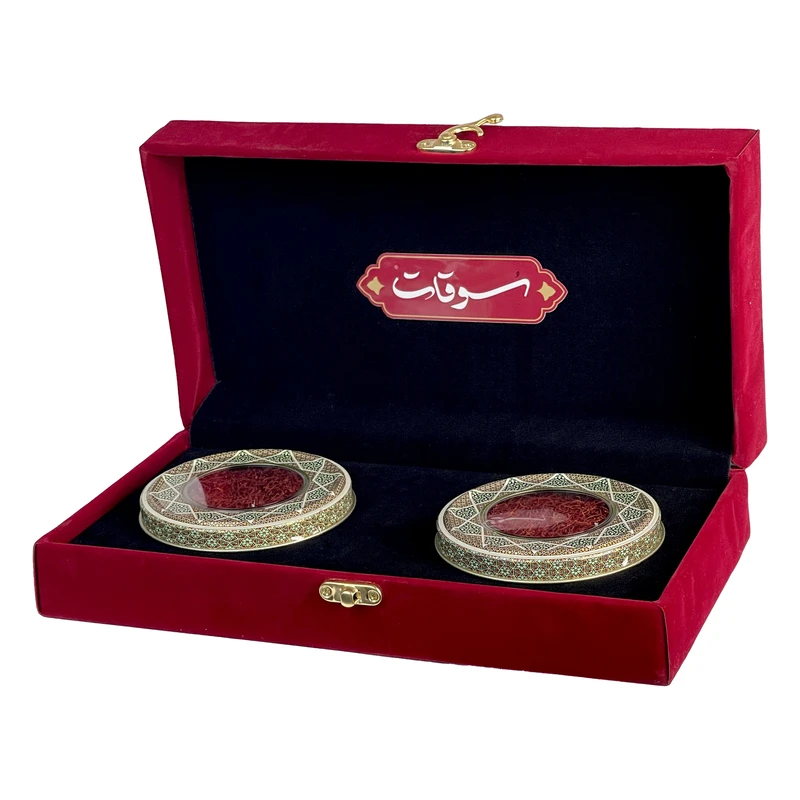 زعفران سرگل کادویی سوقات - نیم مثقال