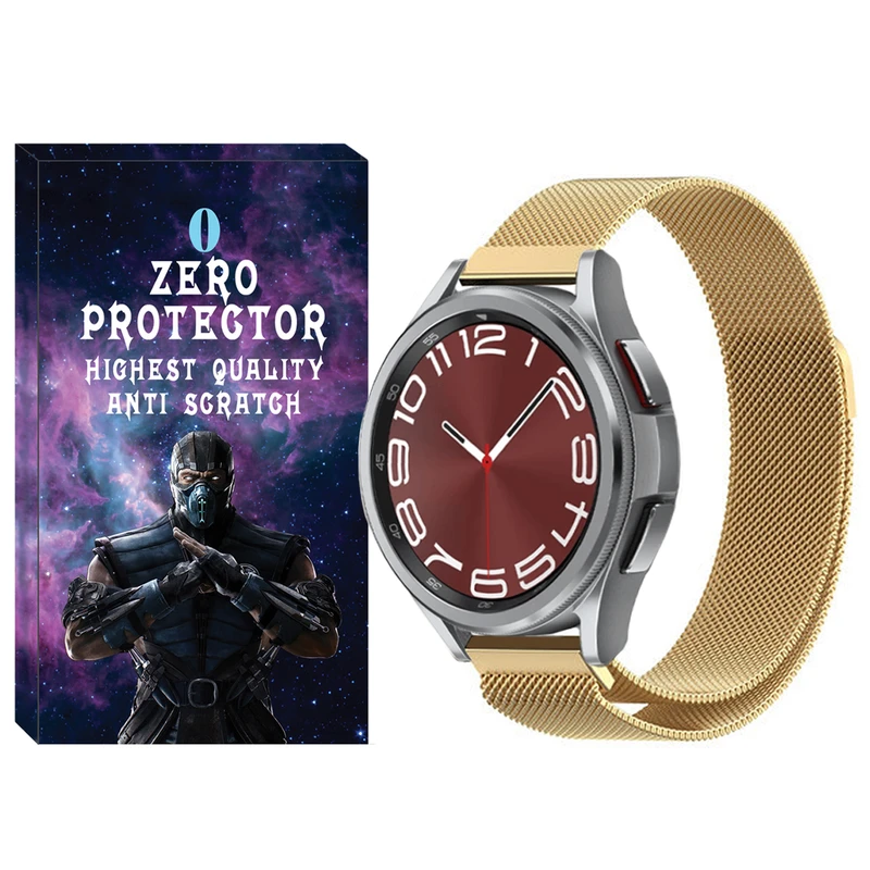 بند زیرو مدل Milanese مناسب برای ساعت هوشمند سامسونگ Galaxy Watch 6 Classic 47mm