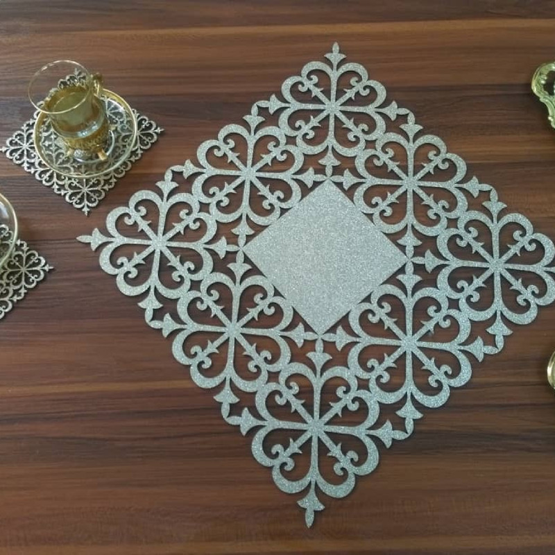 رومیزی طرح نیلوفر کد 22cm رومیزی طرح نیلوفر کد 22cm