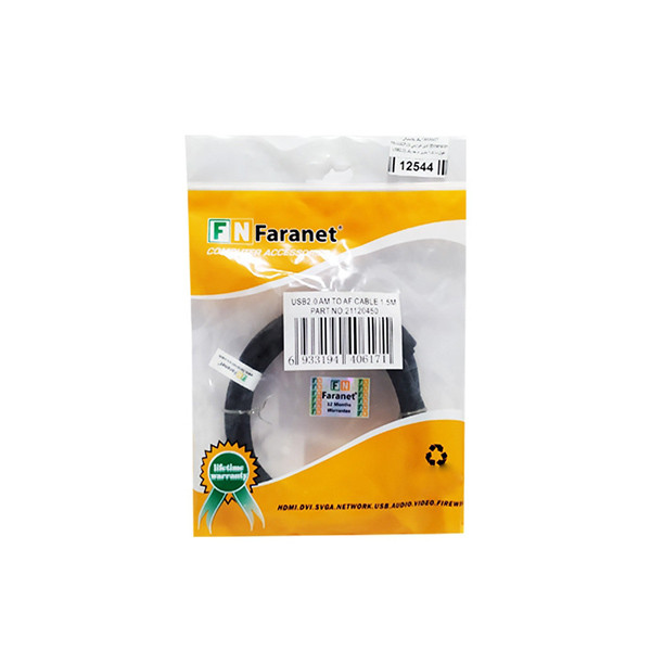 کابل افزایش طول USB2.0 فرانت مدل FN-U2CF15 طول 1.5 متر