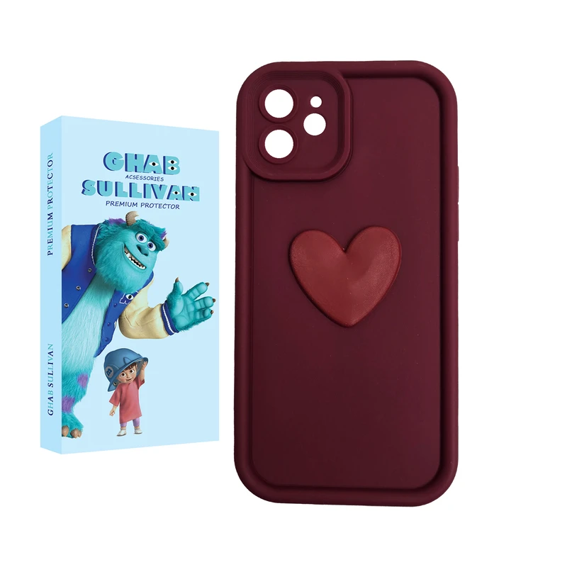 کاور قاب سالیوان مدل SOLID HEART مناسب برای گوشی موبایل اپل iPhone 12