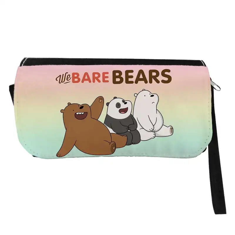 جامدادی مدل دوزیپ طرح انیمیشن خرس های کله فندقی کد NI592