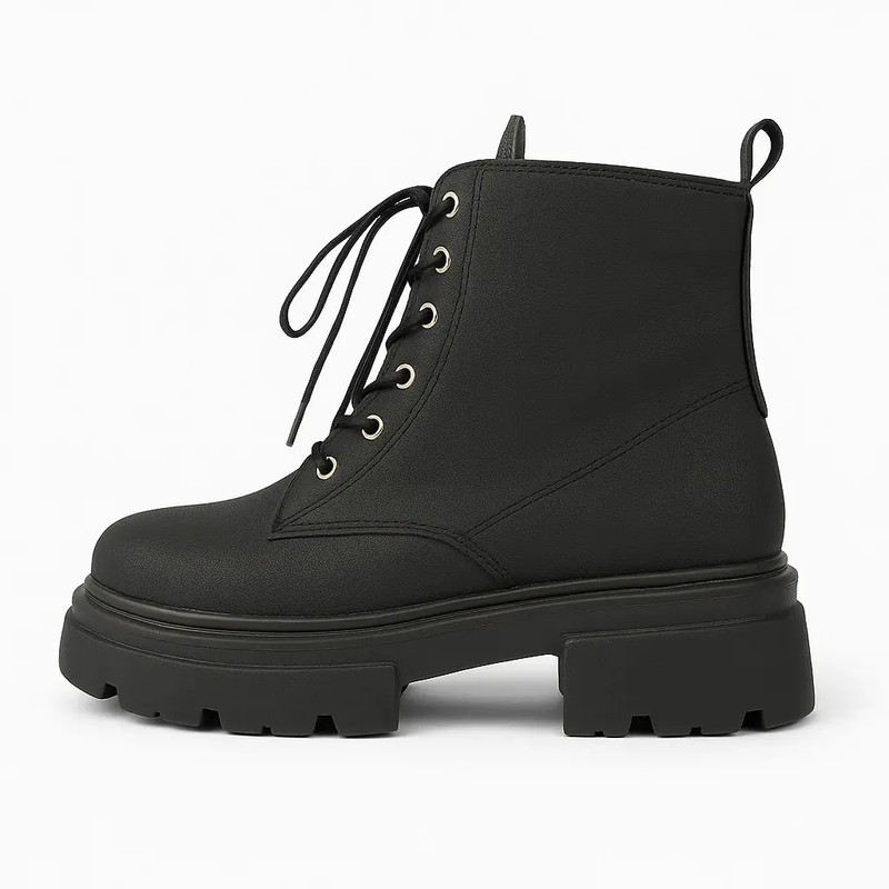 نیم بوت زنانه مدل Combat Sole