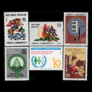 تمبر یادگاری مدل خارجی مجموعه 6 عددی 