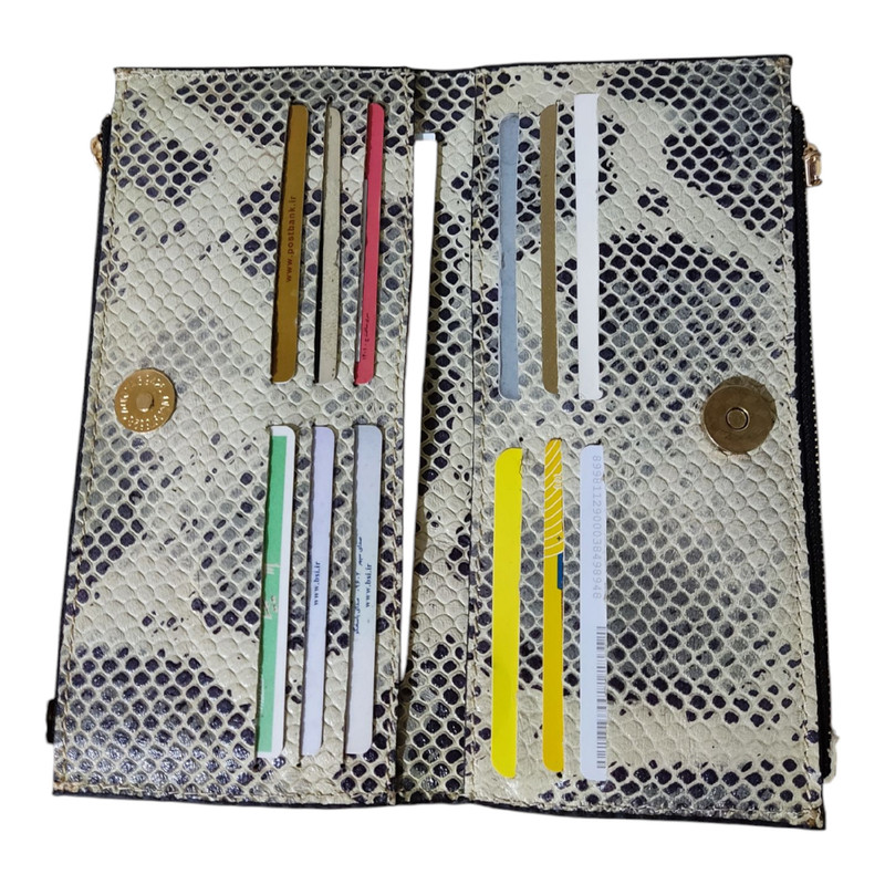 کیف پول زنانه چرم قائم مدل D103