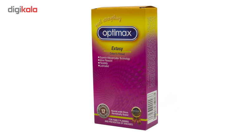 کاندوم اپتیمکس مدل Extasy بسته 12 عددی کاندوم اپتیمکس مدل Extasy بسته 12 عددی