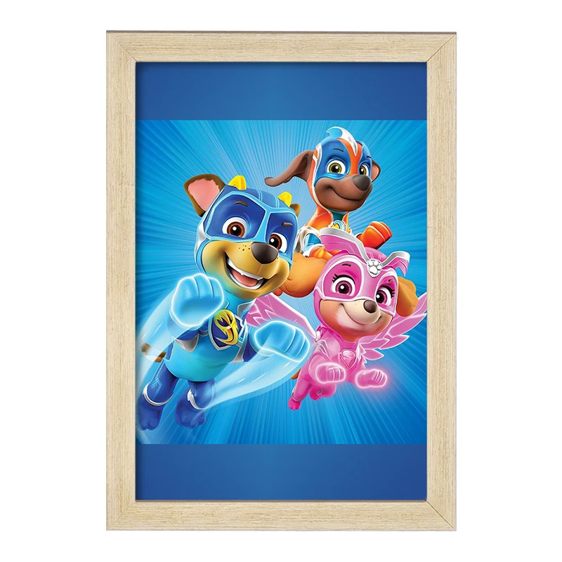 تابلو خندالو مدل چیس و اسکای و زوما سگ های نگهبان Paw Patrol  کد 12584