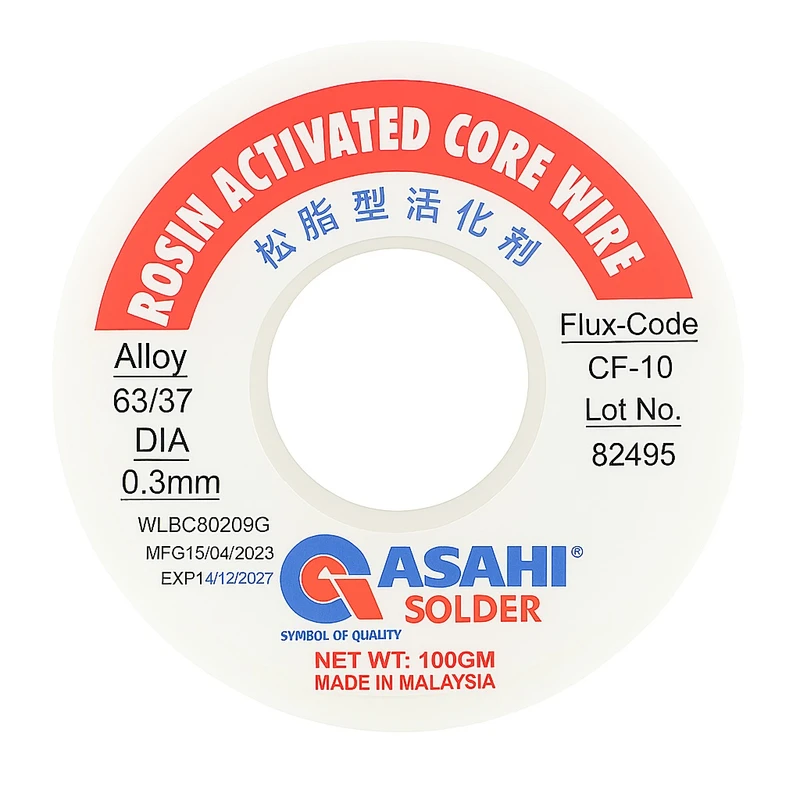 سیم لحیم آساهی مدل 0.3 میلی متر CF-10 وزن 100گرم