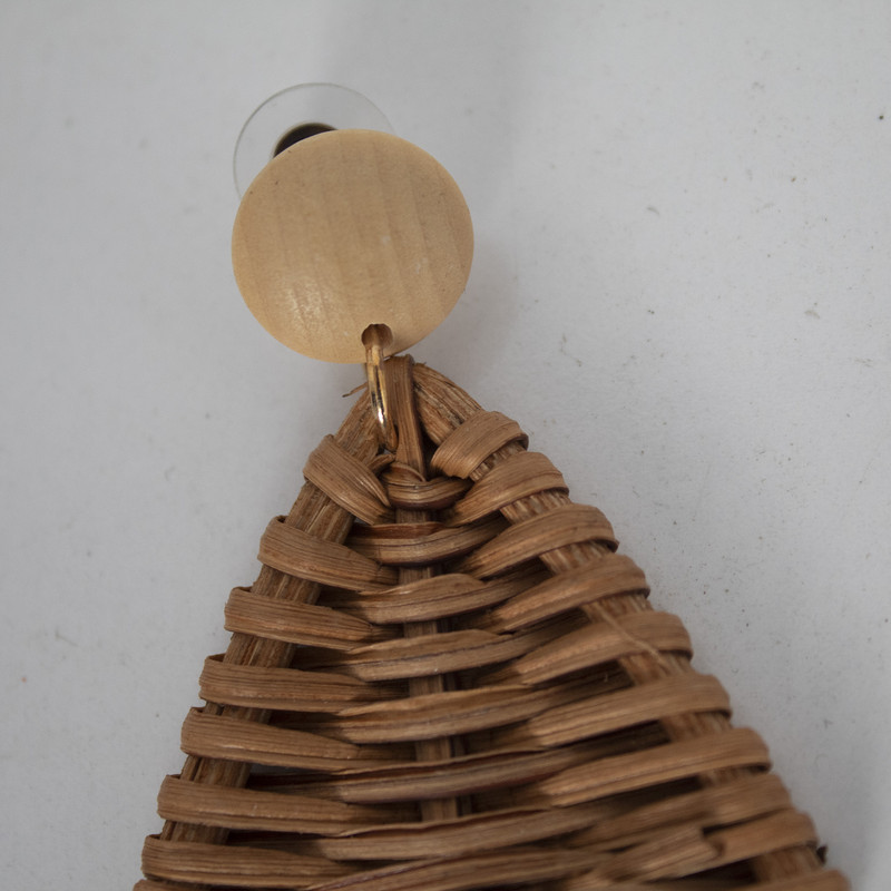 گوشواره زنانه مدل حصیری کد 001