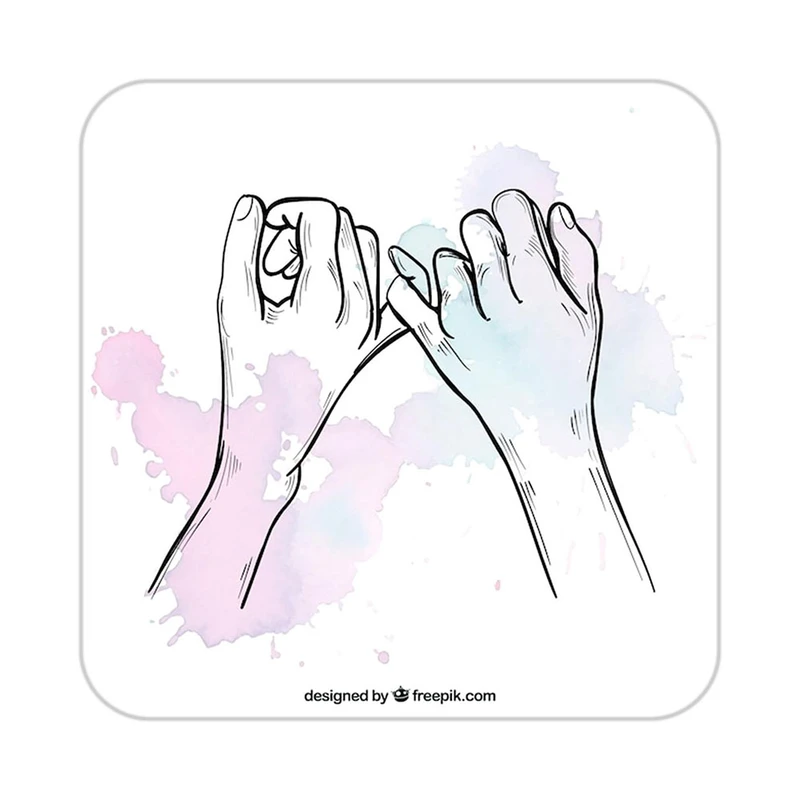 زیر لیوانی کاکتی طرح عاشقانه مدل mp37988