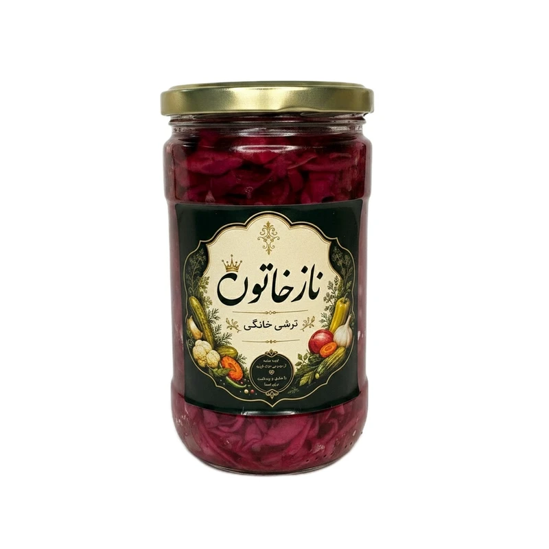 ترشی کلم قرمز نازخاتون - 600 گرم
