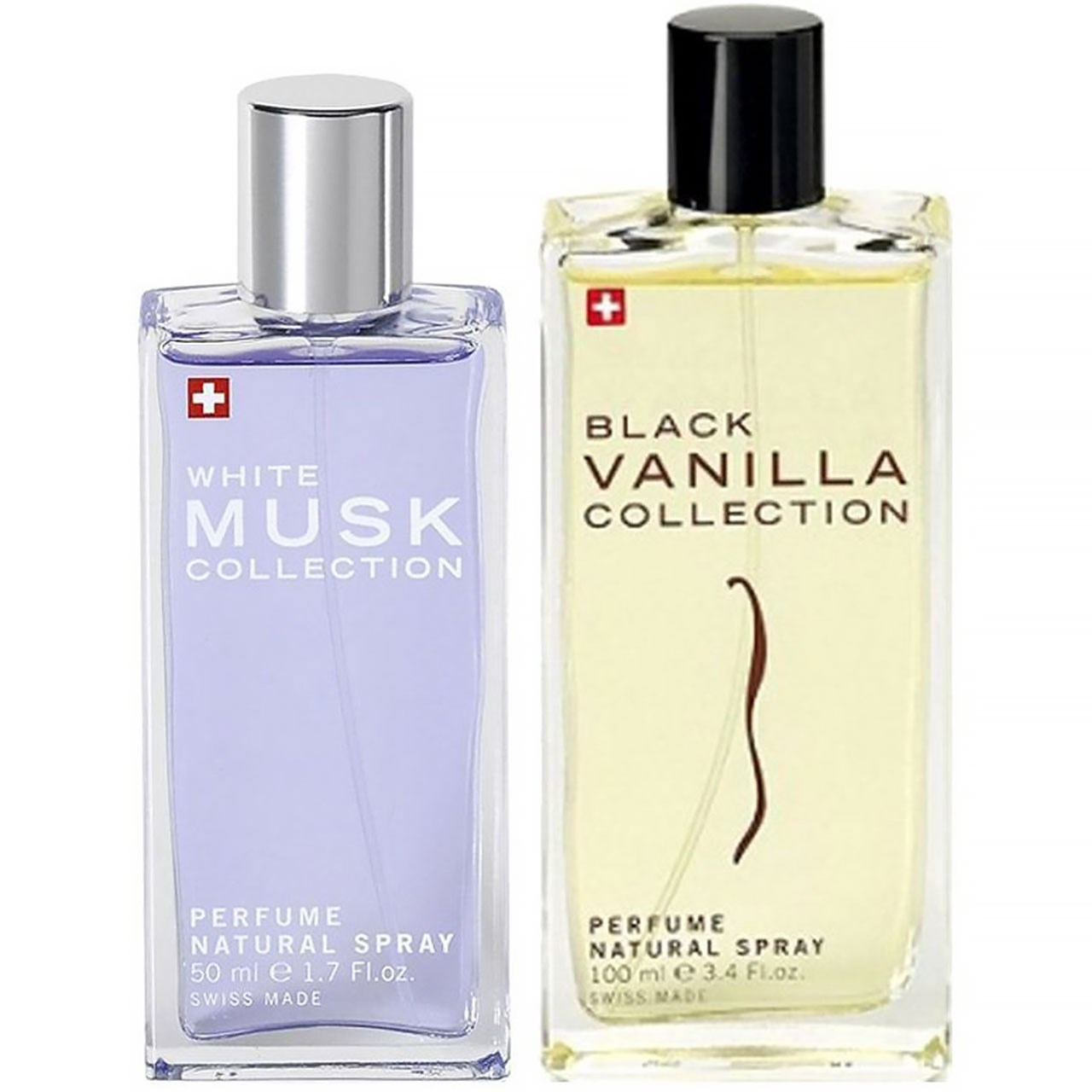 ادو پرفیوم زنانه استاویتا مدل White Musk حجم 50 میلی لیتر به همراه ادو پرفیوم استاویتا مدل Black Vanilla حجم 100 میلی لیتر