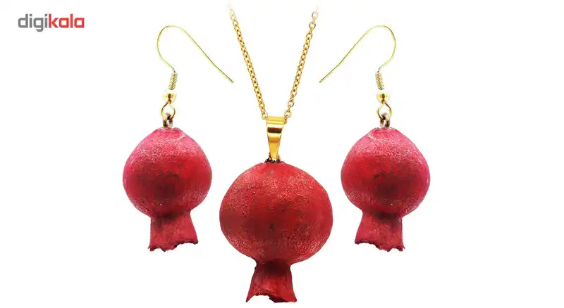 نیم ست شهر شیک مدل S635 انار طبیعی