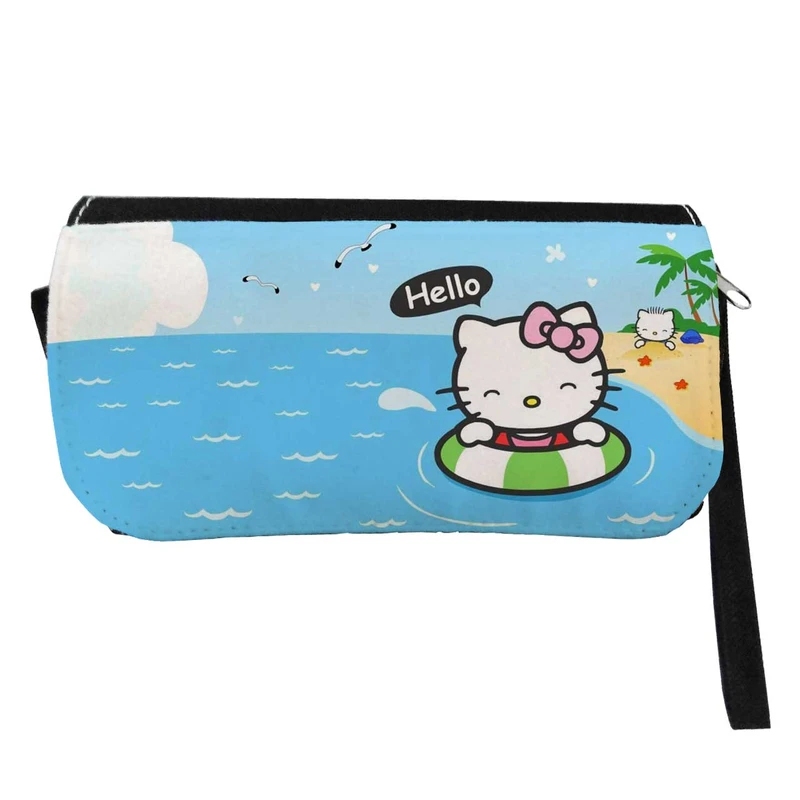 جامدادی مدل دوزیپ طرح Hello kitty کد NI806