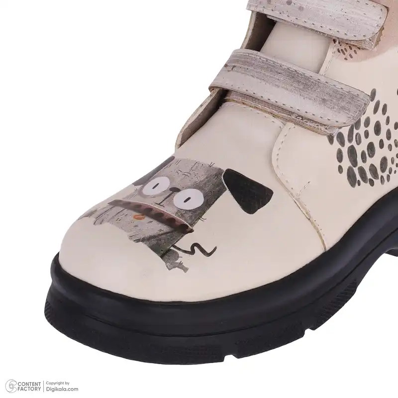 نیم بوت دخترانه دندی مدل dnd-vian05 طرح dog person