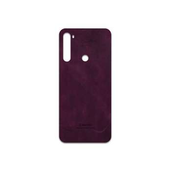 برچسب پوششی ماهوت مدل Red Violet Buffalo Leather مناسب برای گوشی موبایل شیائومی Redmi Note 8T