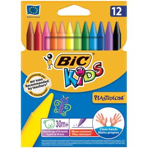 نقد و بررسی مداد شمعی 12 رنگ بیک سری کیدز پلاستی دکور توسط خریداران