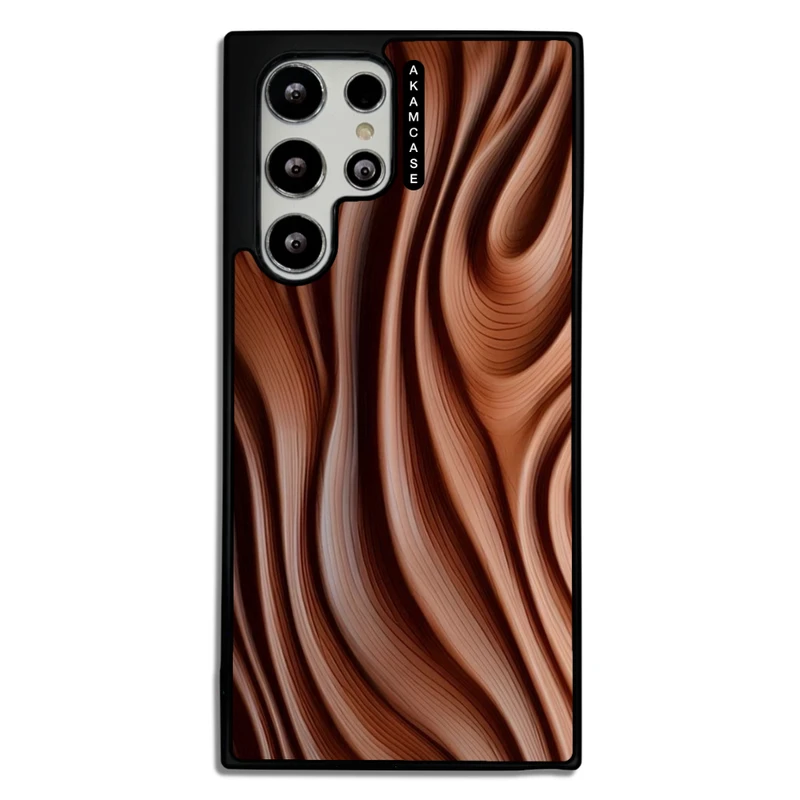 کاور آکام مدل AMC-WSGS22U-WOOD-6 مناسب برای گوشی موبایل سامسونگ Galaxy S22 Ultra