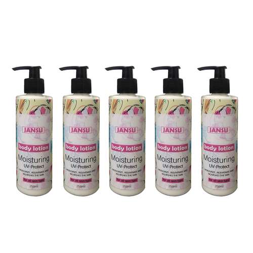  لوسیون بدن جانسو مدل uv-protect حجم 250 میلی لیتر مجموعه 5 عددی 