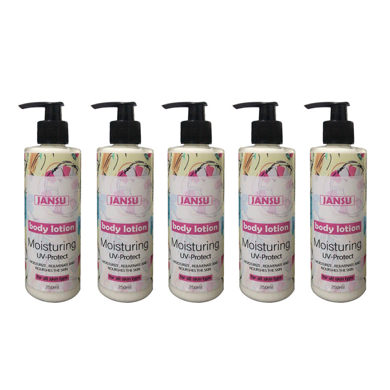  لوسیون بدن جانسو مدل uv-protect حجم 250 میلی لیتر مجموعه 5 عددی 
