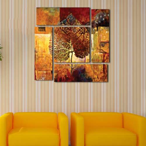 تابلو دیواری 5 تکه آریکان کد TA404