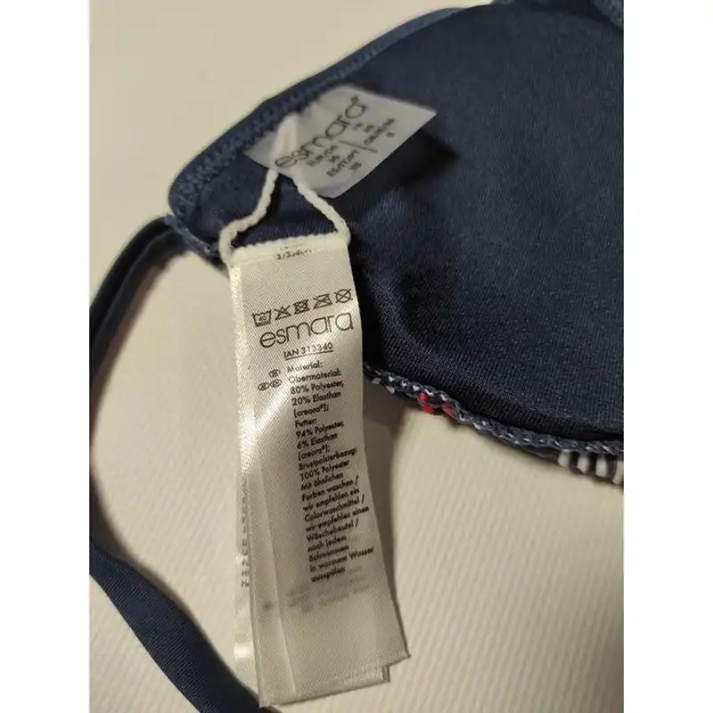 شورت مایو زنانه اسمارا طرح راه راه کد M24