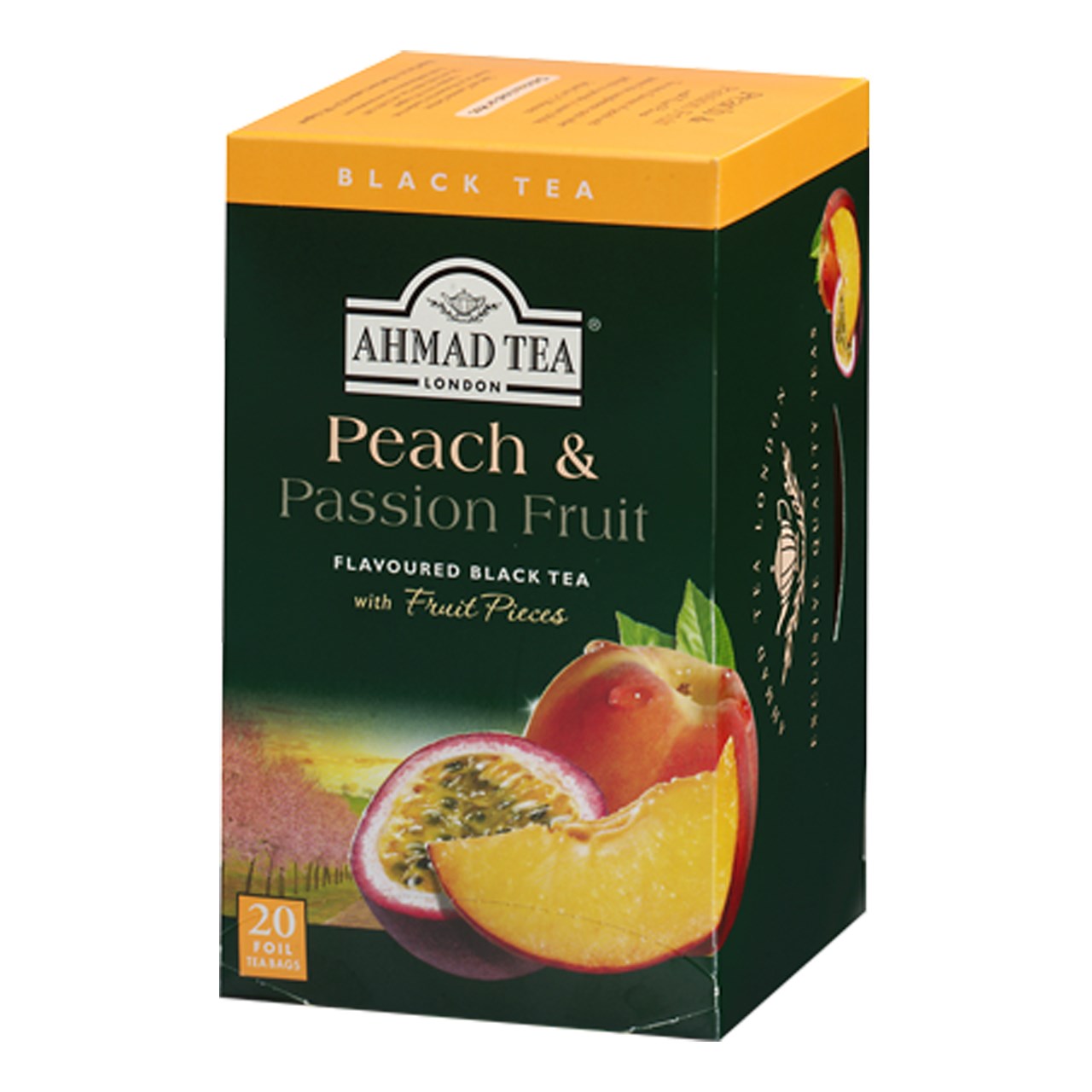 بسته چای کیسه ای چای احمد مدل Peach And Passion Fruit