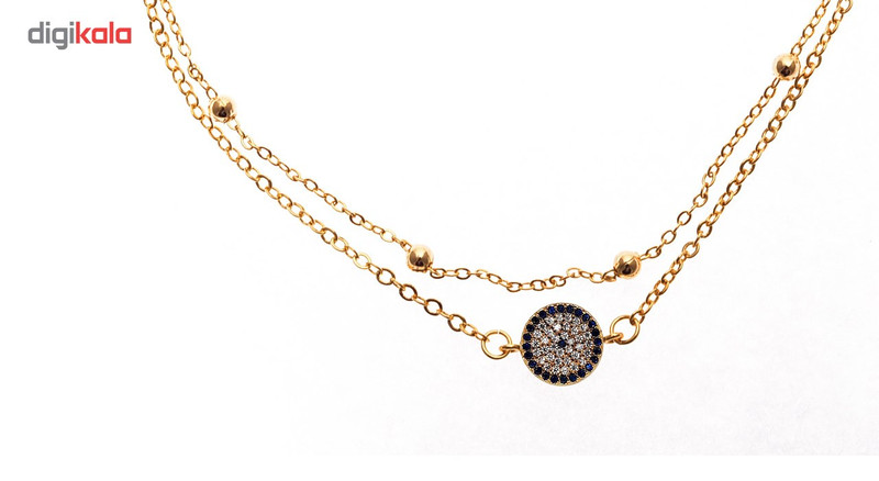 پابند شهر شیک طرح دو رج دارای نماد چشم نظر مدل P510-2