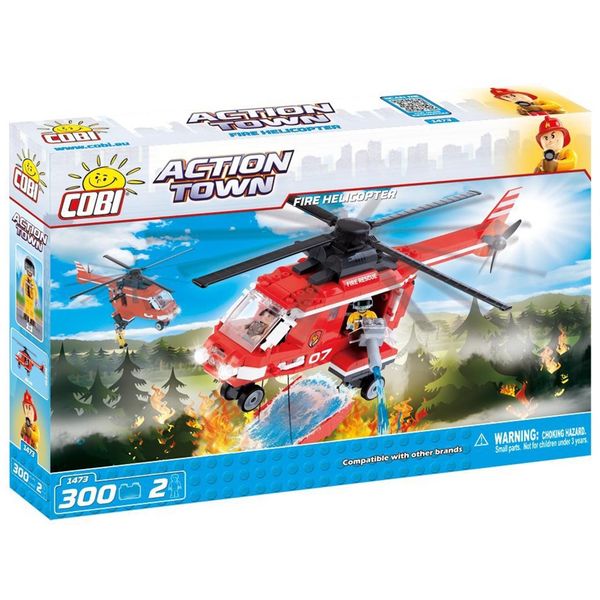 لگو کوبی مدلAction Town - Fire Helicopter - لگو کوبی مدلAction Town - Fire Helicopter -