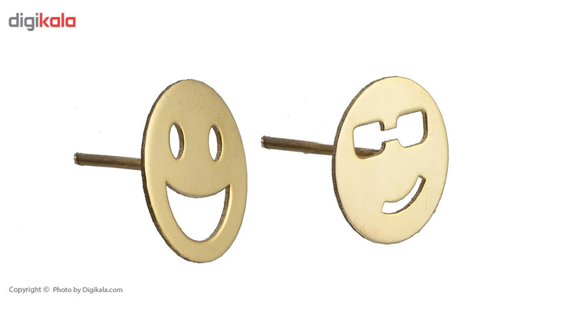 گوشواره طلای 18 عیار زنانه ماهک مدل ME0606 - 4