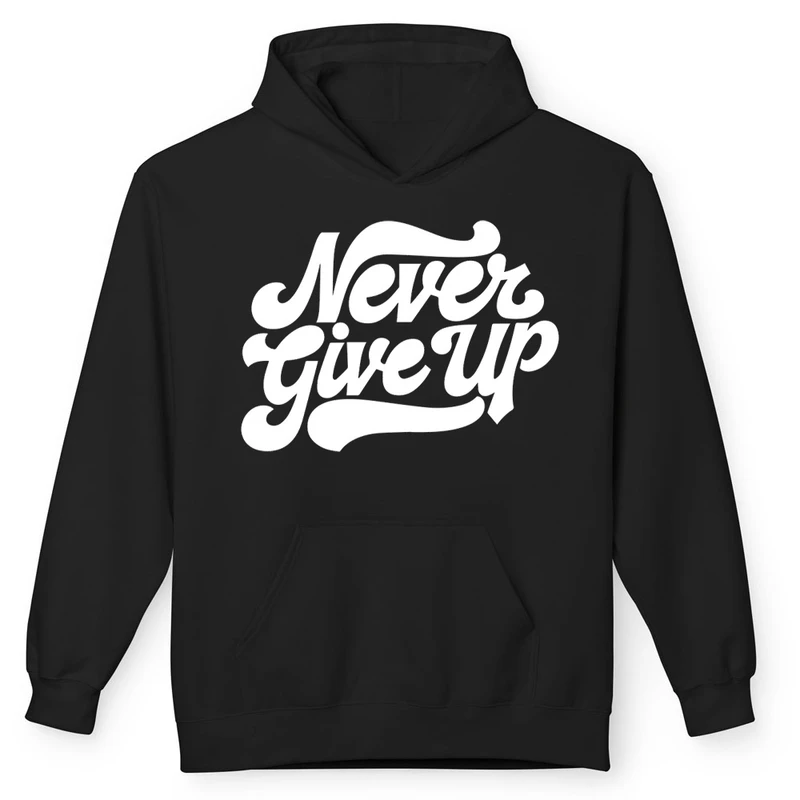 هودی مردانه پاد آفرین مدل never give up کد 049